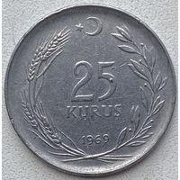 Турция 25 курушей 1969 г.
