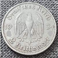 2 рейхсмарки Кирха J