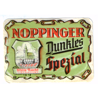 Этикетка пива Noppinger Dunkles Германия П759