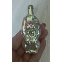 Елочные игрушки, стекло, собака