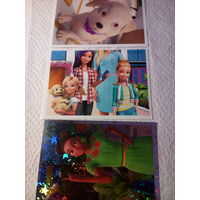 Наклейки Барби 2021 год. сборный лот(3 шт) 37.56.145.