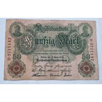 1910 год Германия 50 марок
