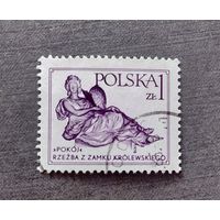 Марка Польша 1978 год Скульптура