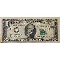 10 долларов США. 1993г
