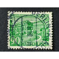 Германия 1949. Немецкие здания. Технический колледж