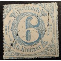 Старые немецкие земли. 1866г. Турн и Таксис, Mi53