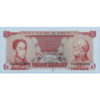 5 боливаров 1989 Венесуэла