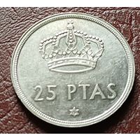 Испания 25 песет, 1975       78 внутри звезды    ( 1-12-4 )
