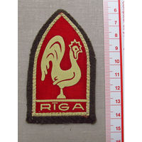 Нашивка Riga Рига СССР Латвия 1970-е