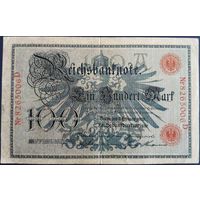 100 марок. 1908 г. Красная печать. Германия.