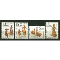 Изделия из соломки. Беларусь. 1993. Полная серия 4 марки. Чистые