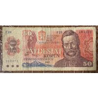 Банкнота Чехословакия 50 крон 1987 год