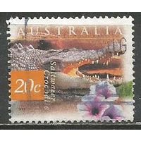 Австралия. Крокодил. 1997г. Mi#1630.