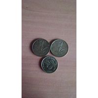 Хорватия, три мелких монетки.