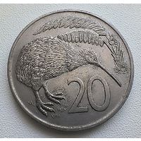 Новая Зеландия 20 центов, 1967  5-11-5