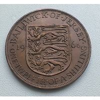 Джерси 1/12 шиллинга, 1964  1-12-10