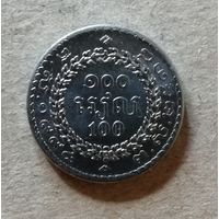 Камбоджа 100 риелей 1994 г., KM# 93 ю