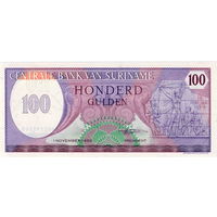 Суринам, 100 гульденов, 1985 г.