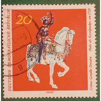 ГДР 1971. Ювелирное изделие Мавр на белой лошади