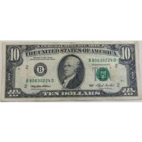 10 долларов США. 1993г