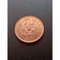 Фолклендские острова 1 пенни 2011 г.