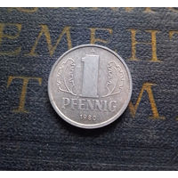 1 пфенниг 1980 (A) Германия ГДР #10 XF