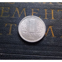 1 пфенниг 1982 (A) Германия ГДР #17 aUNC