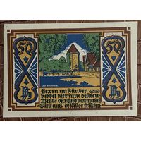 Нотгельд 50 пфеннигов 1921 год. Оснабрюк. Веймарская республика