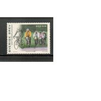 Швеция-2014 (Мих.2977) , * (без клея), Спорт, Велоспорт ,Велосипеды