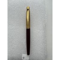 Чернильная ручка СССР. Золотое перо. Позолоченный колпачок.