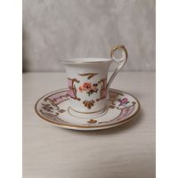 Чашка с блюдцем для кофе ГДР