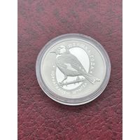 Черноголовый щегол, 1 рубль 2018 Медно-никель