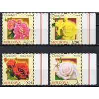 Молдова 2012. Флора розы 4 марки (460)