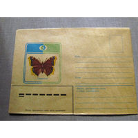 С026-0046 Конверт Чистый Траурница 1982