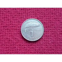 Латвия 1 лат 1992 г.