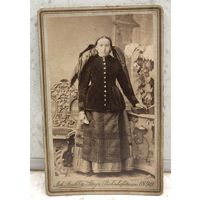 Женский кабинетный портрет, Линц, Австро-Венгрия, 1890 г.