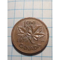 1 цент  Канада 1975  год.