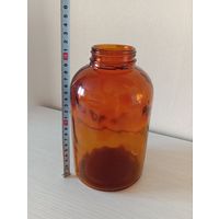 Аптечная банка СССР, цветное стекло,