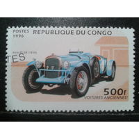 Конго (Браззавиль), 1996. Автомобиль Alvis 25 SB. Mi-1,1 евро гаш.