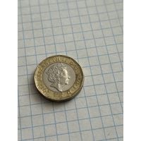 1 фунт 2017 года