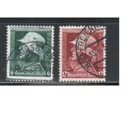 Германия(Рейх)-1935,(Мих.569-570)  гаш.  ,  День поминовения (полная серия)