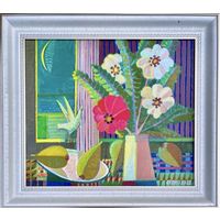 Сковородко О.А "Натюрморт с грушами", 2022г. Холст, масло. Размер 40х46 см.