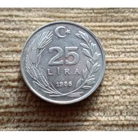 Werty71 Турция 25 лир 1986