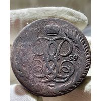 5 копеек 1759 ММ без МЦ.(R).Кладовая.Состояние!