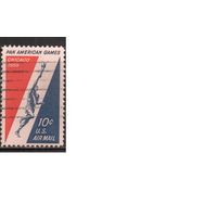 США-1959, (Мих.759) , гаш. , Спорт (одиночка)