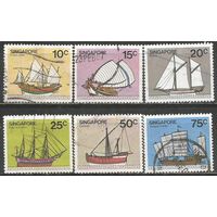 Сингапур. Парусники.. 1980г. 6 марок.