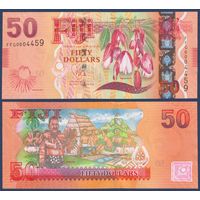 Фиджи, 50 долларов 2012 г., P-118, UNC