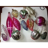 Ёлочная игрушки 12 шт . СССР .