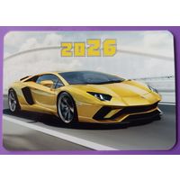 Автомобиль. Календарик, глянец, 2026.ТРАСКО