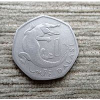Werty71 Гамбия 1 даласи 1998 Тонкомордый Крокодил 1 2